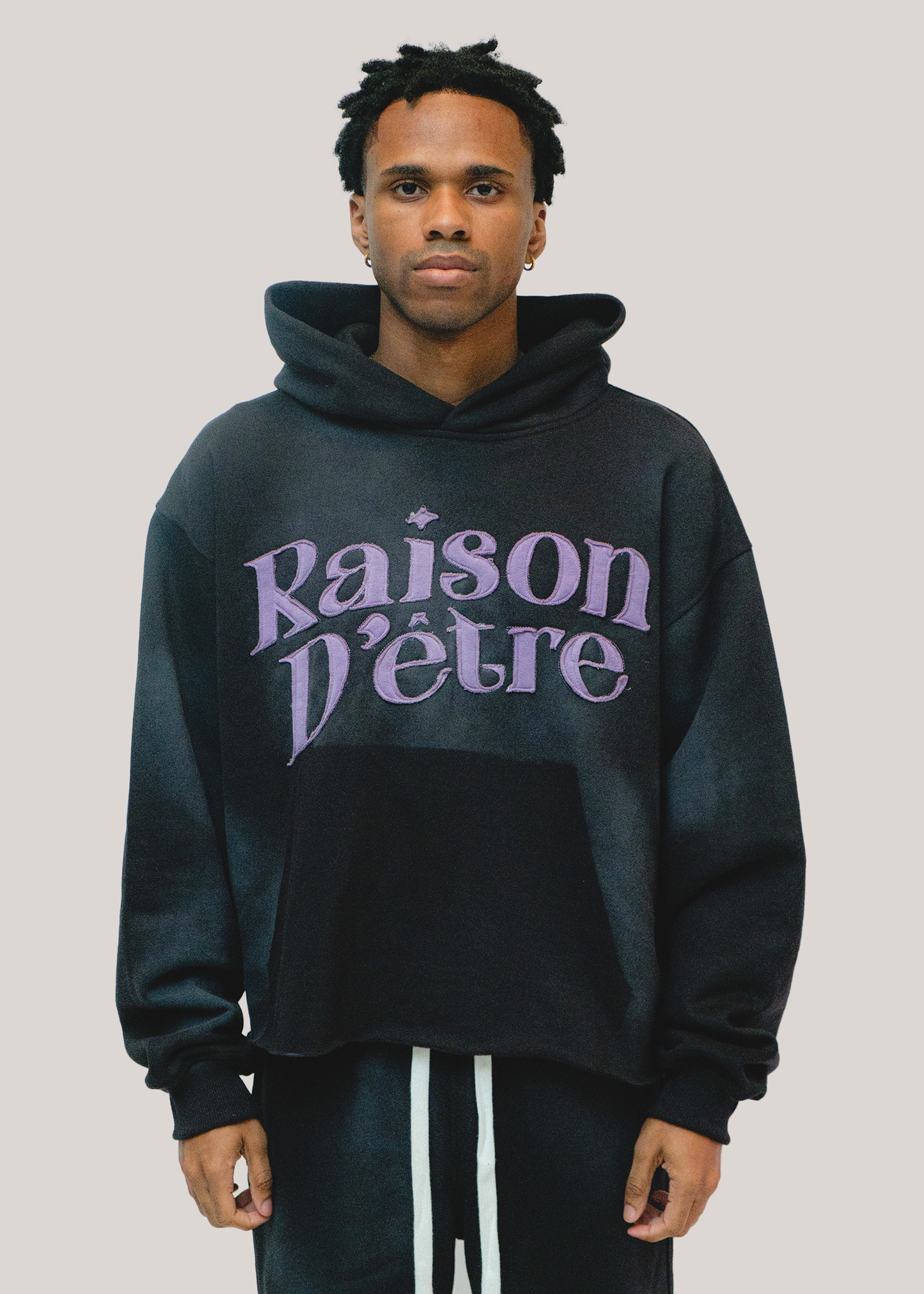 Black Reason For Being Pullover Hoodie