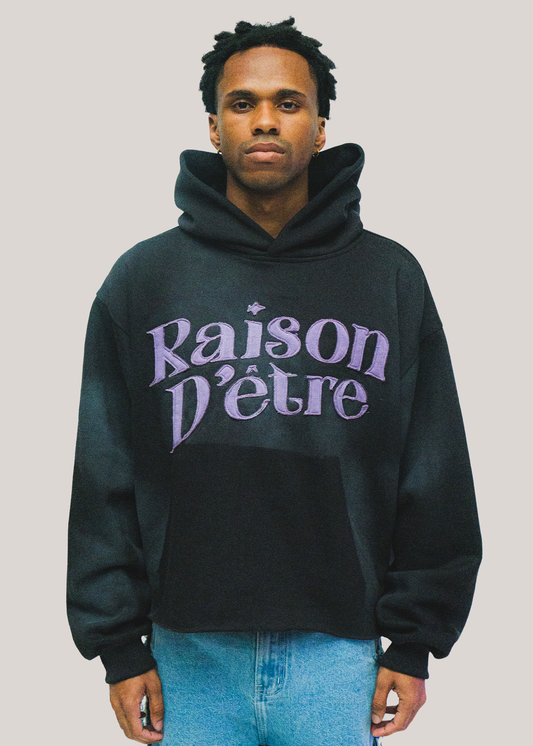 Black Reason For Being Pullover Hoodie